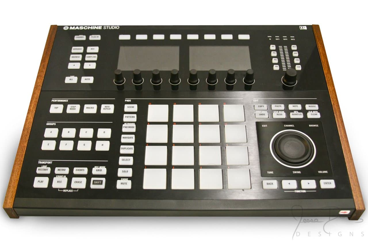 Elevated Wood Trim Kit for Native Instruments Maschine Studio (Cherry)