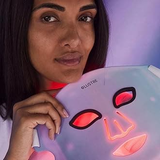 LUSTREClearSkin Revive LED Mask - For Blemish Prone Skin | Red & Blue Light beauty therapy for Face