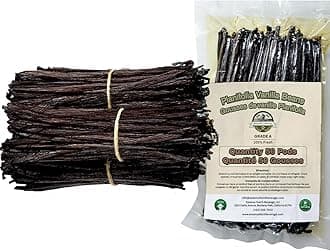 50 Vanilla Beans Bulk Grade A