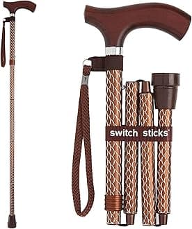 Switch Sticks Folding Walking Cane For Women & Men