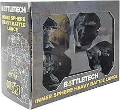 Catalyst Game Labs BattleTech Mini Force Pack: Inner Sphere Heavy Battle Lance, Grey, CAT35733