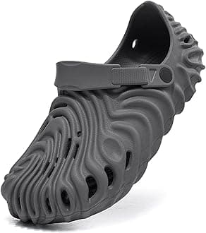 Kraasa Men's Lightweight Classic Clogs Sandals with Adjustable Back Strap & Daily Used Slipper with Lightweight Design for Men's & Boy's