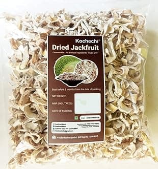 Kochechi Homemade Dried Raw Jackfruit Bulbs Only 350g || Pacha Chakka Unakkiyath|| Kerala Dry Jack Fruit Slices ||Long Lasting Sukhee Kathal || A Kudumbashree Product (Dried jackfruit chips)