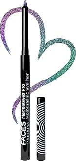 FACESCANADA FACES CANADA Magneteyes Pro Holographic Eyeliner - Peacock Dance 02, 0.25g | Multichrome/Duochrome Eyeliner | Metallic & Shimmer Finish | Longlasting | Waterproof & Smudgeproof