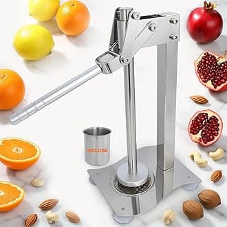 Manual desktop heavy duty lemon smasher orange juicer lemon squeezer citrus juicer fruit crusher lime extractor nut grinder for fruit and nuts（WN014)