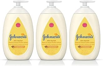 Johnson's Baby Moisturizing Dry Skin Lotion with Shea, Cocoa Butter, 16.9 fl Oz (Pack of 3)