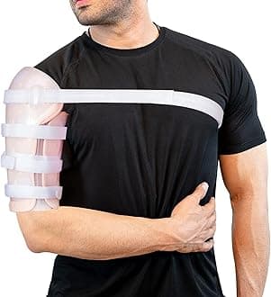 Sarmiento Brace - Humeral Shaft Fracture Splint Humeral Fracture Brace for Broken Upper Arm Shoulder Bicep Left/Right Arm Long-Bone Humerus Fracture for Men and Women (M)