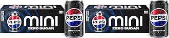 Zero Sugar Soda, 7.5 Ounce Mini Cans, (Two packs of 10) (Packaging May Vary)