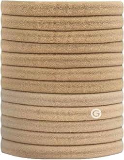 GIMME Bands Fine Hair Ties | No Break Microfiber Fine Hair Elastics | A Firm Yet Gentle All Day Hold with No Snagging, Dents, or Breakage | Blondie