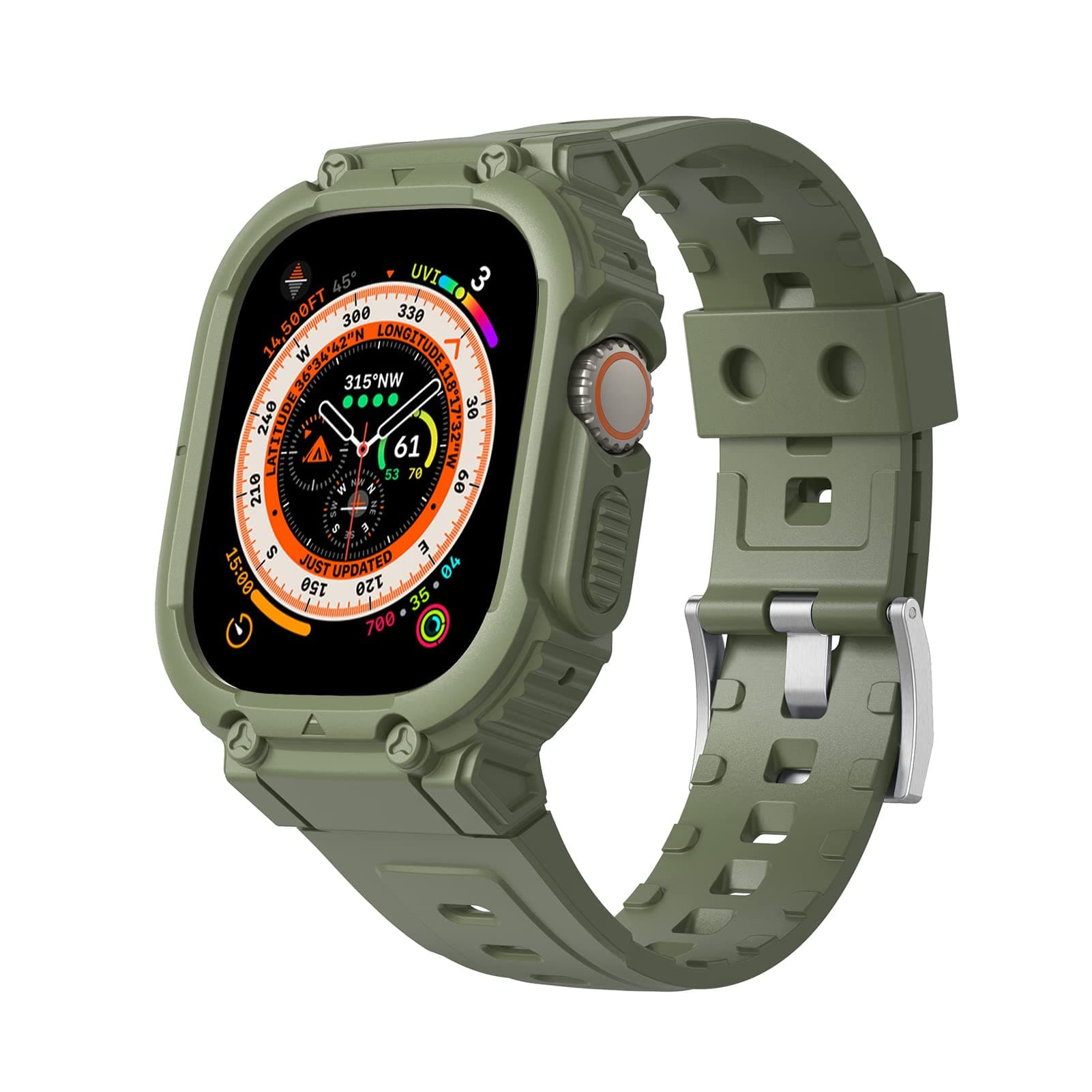 SPGUARD Screen Protector Compatible with Fossil Gen 5E Screen Protector, [3 Pack] Anti-Bubble Cover Screen Temped Glass Films for Fossil Men's Gen 5E/Fossil Women's Gen 5E Smartwatch