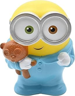 Lexibook, Despicable Me Minions, Bob Colour Nightlight for Children's Room, Colour Change, Smooth Light, Battery Included, NLJ01DES