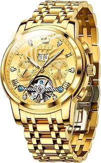 Ladies Luxury Gold Silver Stainless Steel Quartz Watch Waterproof Date