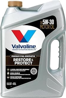 Restore & Protect Full Synthetic 5W-30 Motor Oil 5 Quart