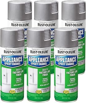 7887830-6PK Specialty Appliance Epoxy Spray Paint, 12 oz, Stainless Steel, 6 Pack