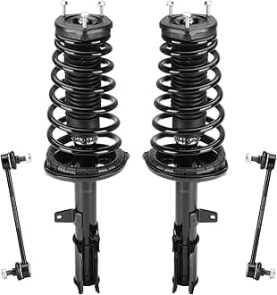 Rear Strut Assembly & Sway Bar Links for 1997-2001 Toyota Camry 2.2L 1999-2003 Solara, Shock Absorbers Links Replace 171681 171680 4PCS