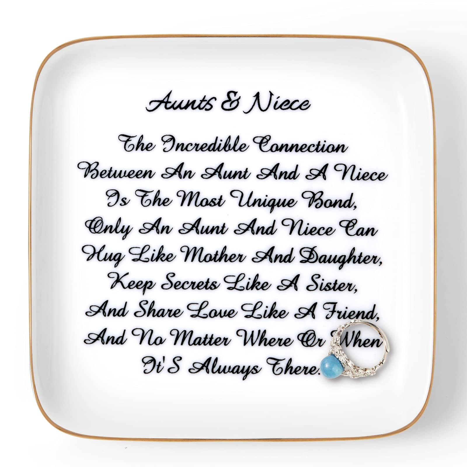 Aunt&Niece Ring Dish