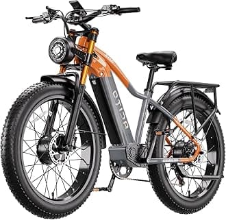 Peak 3000W Dual Motors Electric Bike for Adults 32MPH with 48V 20Ah Battery, 26" x 4" Fat Tire Full Suspension Ebike with Hycraulic Dual Brakes, Mountain E-Bike Spoked/Mag Wheel