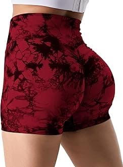 - Professional Women Workout Shorts 3.6" Scrunch Shorts Seamless High Waisted Contour Gym Yoga Biker Shorts