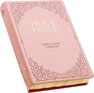 Christian Art Gifts KJV Bible Giant Print Full Size Pink