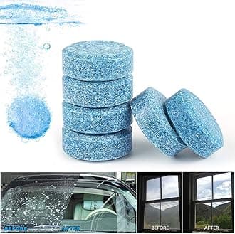 HSR Car Accessories 30PCS/1Set Car Wiper Detergent Effervescent Tablets Washer Auto Windshield Cleaner Glass Wash Cleaning Compact Concentrated Tools (30)