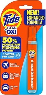 Liquid Stain Remover for Clothes, Tide To Go Pen, Instant Spot Remover for Clothes, Travel & Pocket Size, 1 Count