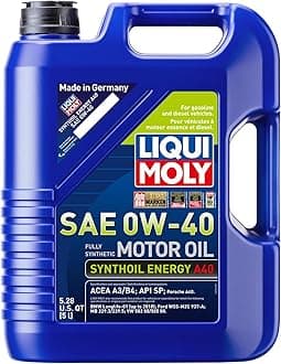 Synthoil Energy A40 SAE 0W-40 | 5 L | Fully synthetic engine oil | SKU: 2050