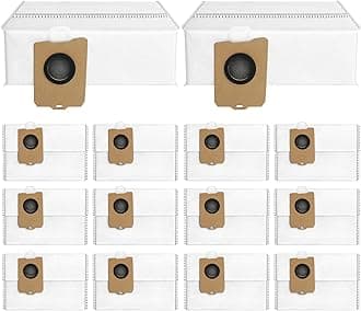14Pcs Freo Z Ultra Replacement Dust Bags for Narwal Flow, Freo X10 Pro, Freo Z Ultra, Freo Z 10 Robot Vaclumn Cleaner Spare Parts Accessory, Disposable Vacuum Dust Bags for Narwal.