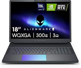 - Alienware 18 Area-51 Gaming Laptop AA18250-18.0" WQXGA 300Hz 3ms Display, Intel Core Ultra 9 275HX, NVIDIA GeForce RTX 5080, 32GB 2x16GB DDR5, 2TB SSD, 2MP FHD IR Camera, Windows 11 Home