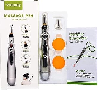 Electronic Acupuncture Pen, 3-in-1 Meridian Energy Pen for Pain Relief, Pain Relief Therapy, Electric Meridians Acupuncture Machine