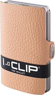 I-CLIPWallet Pure (Available in 7 Variants), cream, Small, Money Clip Wallet