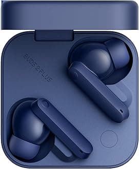 CMF Buds 2 Plus Wireless Earbuds Adaptive Noise Cancelling, Hi-Res Audio Bluetooth Headphones, 12mm Drivers for Deep Bass, 50dB ANC 61.5H Playtime, Sport Ear Buds with 6 Mics, Blue