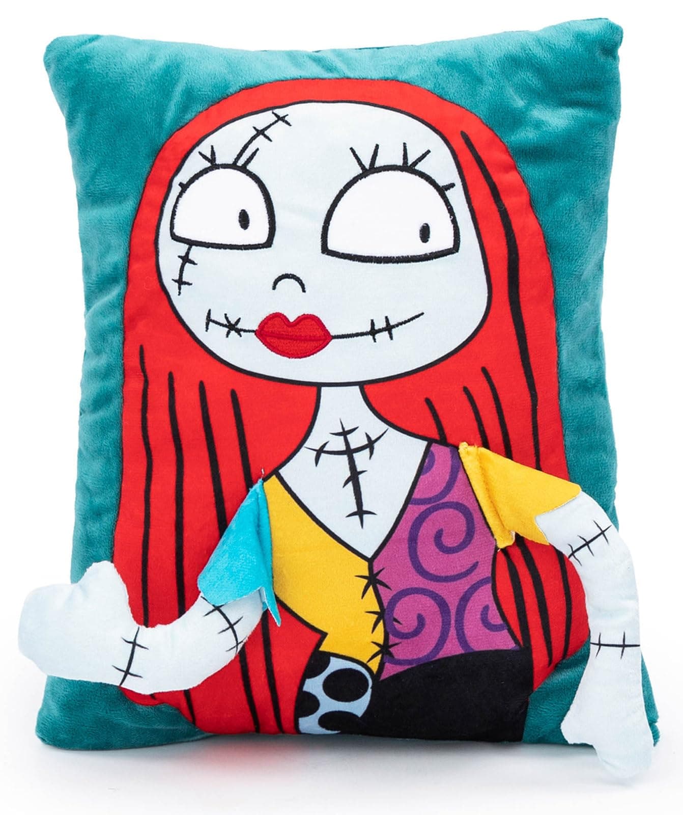 Jay Franco Disney Nightmare Before Christmas Sally 3D Snuggle Plush Pillow - Super Soft Plush Pillow - Measures 15 Inches
