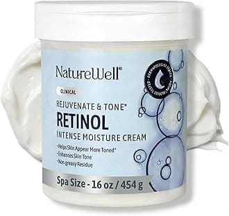 NATURE WELL Retinol Clinical Advanced Moisture Cream, Large, 16 oz Tub