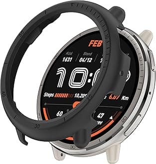 Screen Protector Case Compatible for Amazfit Active 2 Hard PC Bumper Shell Watch Cover Replacement for Amazfit Active 2 Smart Watch [NO Screen]