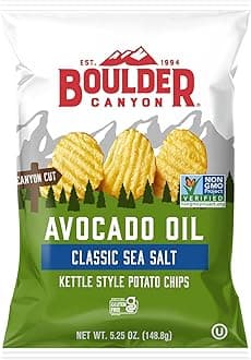 Avocado Oil Canyon Cut Potato Chips Sea Salt - 5.25 oz