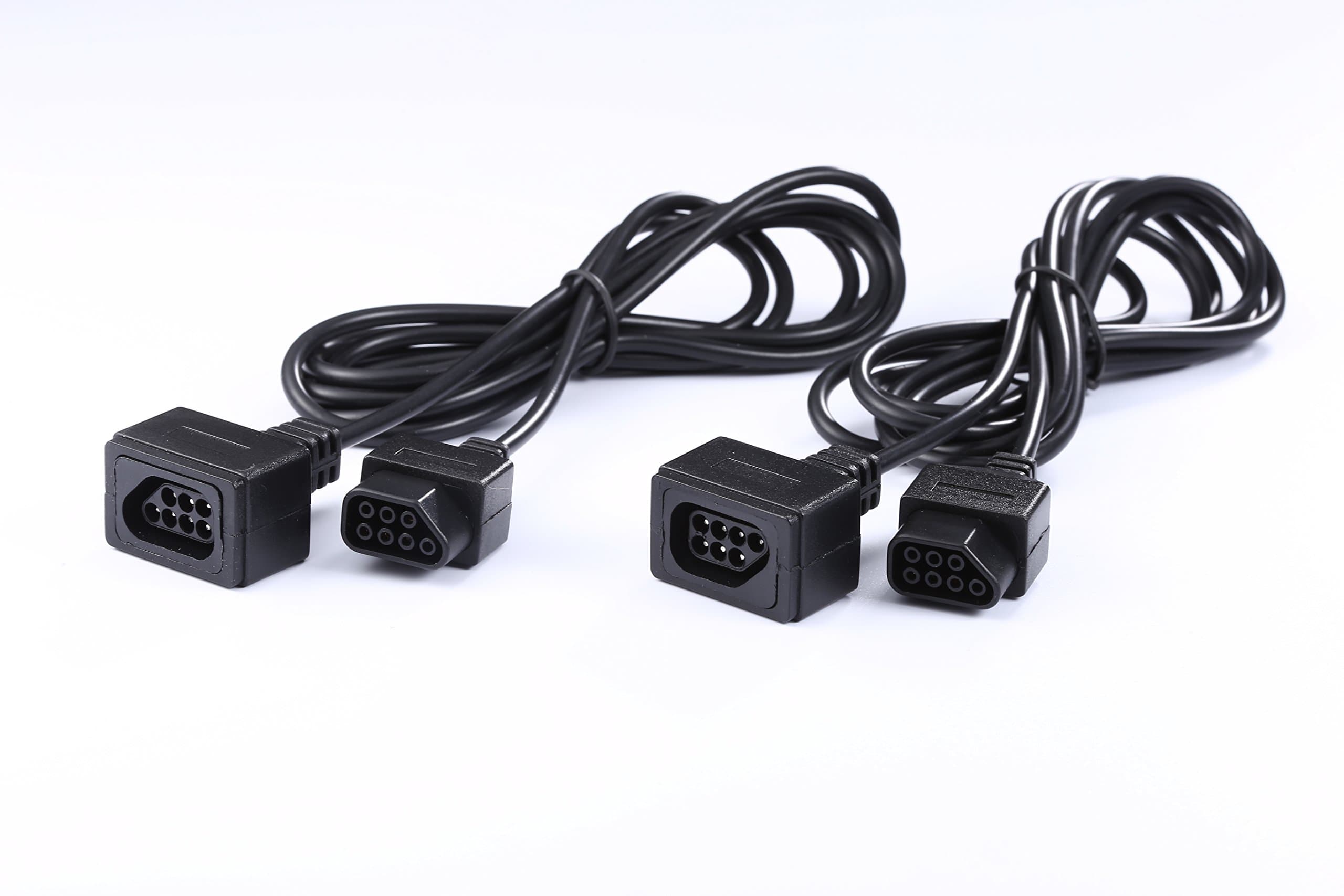Two Pack Nintendo NES Extension Cables (Not Compatible with NES Classic Edition)