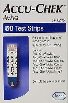 Accu-Chek 99XX0061 Aviva Test Strip, Pack of 50