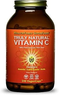 HEALTHFORCE SUPERFOODS Truly Natural Vitamin C - 240 Vegan Caps