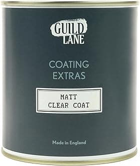 Clear Top Coat, Matt Finish 500ml – Scratch-Resistant & Durable Sealer for Furniture & Crafts, Multi-Surface, Easy Application, Vegan Formula, Exceptional Coverage