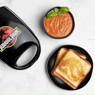 Uncanny Brands Jurassic Park Sandwich Maker - Prehistoric Kitchen Appliance
