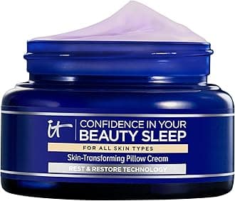 IT Cosmetics Confidence in Your Beauty Sleep Night Cream - Anti-Aging Face Moisturizer, Ceramides & Hyaluronic Acid, Visibly Improves Fine Lines, Wrinkles, Dryness, Dullness & Loss of Firmness