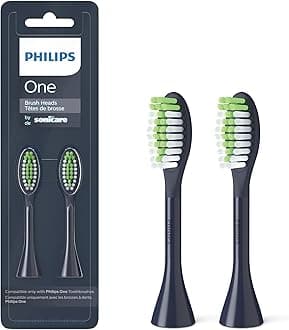 Philips Sonicare, 2 Brush Heads, Midnight Navy Blue (BH1022/04)