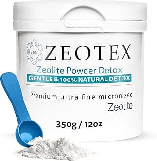 350g Zeolite Detox Powder – Clinoptilolite Supplement for Full Body Cleanse, Gut Health, Energy, Immune & pH Support | Natural Mineral