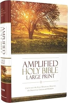 Amplified Holy Bible, Large Print, Hardcover: Captures the Full Meaning Behind the Original Greek and Hebrew