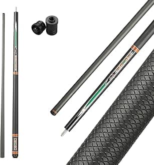 Carbon Fiber Pool Cue Stick, Billiard Carbon Fiber cue, Weight 20OZ Cue Stick, Pool Table Sticks