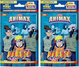 Topps Animax 2024 Official Naruto Collectible Card Game(Multipack of 2)