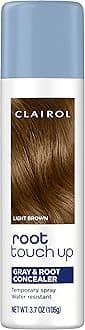 Clairol Root Touch-Up by Nice'n Easy Temporary Hair Coloring Spray, Light Brown Hair Color, Pack of 1