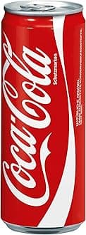 Original Coca Cola/Coke/330ml Slimline Pack Includes 16 Deposit/Caffeine Haltiges Soft Drink/Lemonade/X original Coca Cola/Coke 330ml Slimline Containers Each/with Deposit