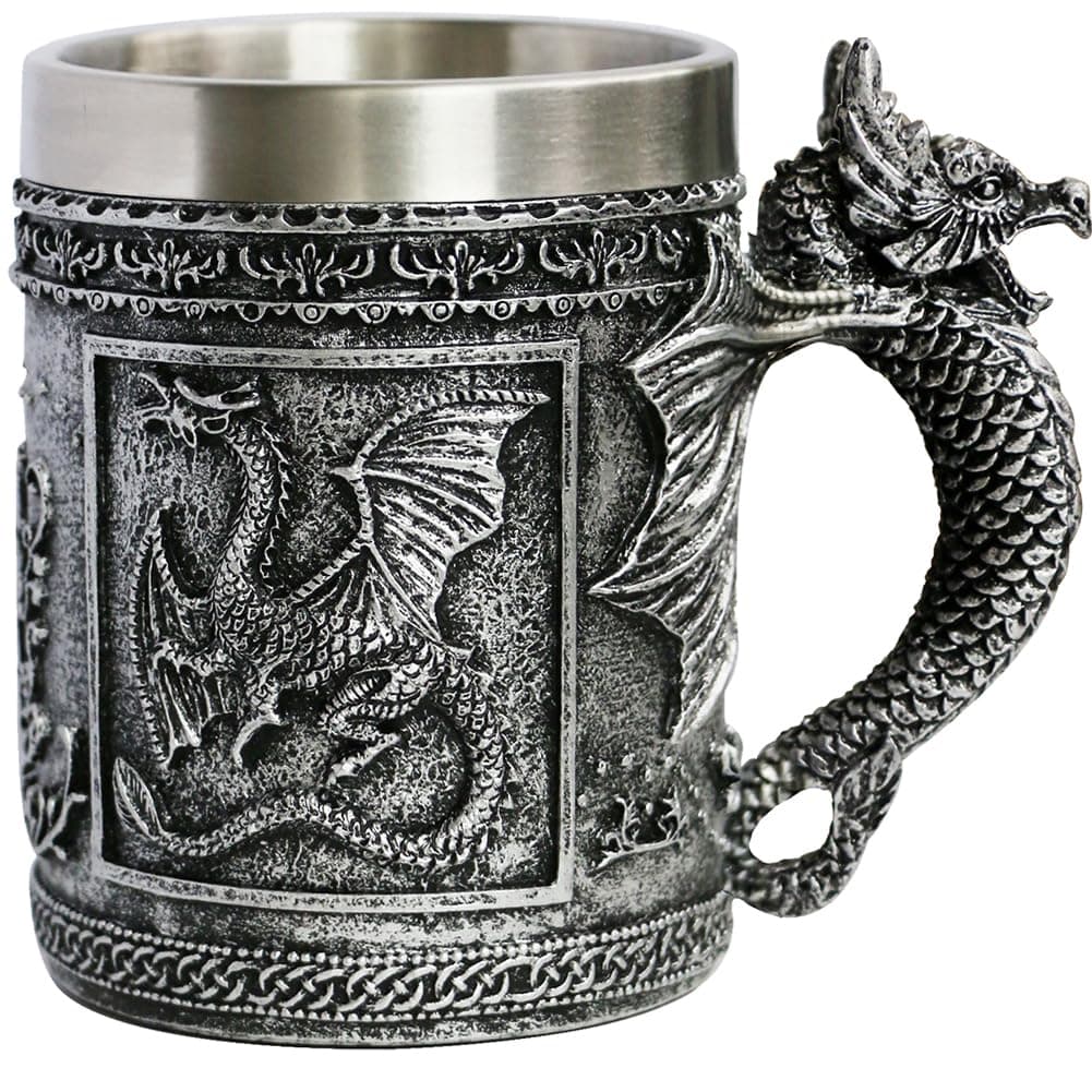 Medieval Roaring Dragon Mug