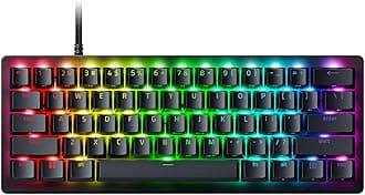 Huntsman V3 Pro Mini 60% Esports Gaming Keyboard: Analog Optical Switches - Razer Snap Tap - Rapid Trigger - Adjustable Actuation - Dual-Purpose Mod Keys - Doubleshot PBT Keycaps - Black